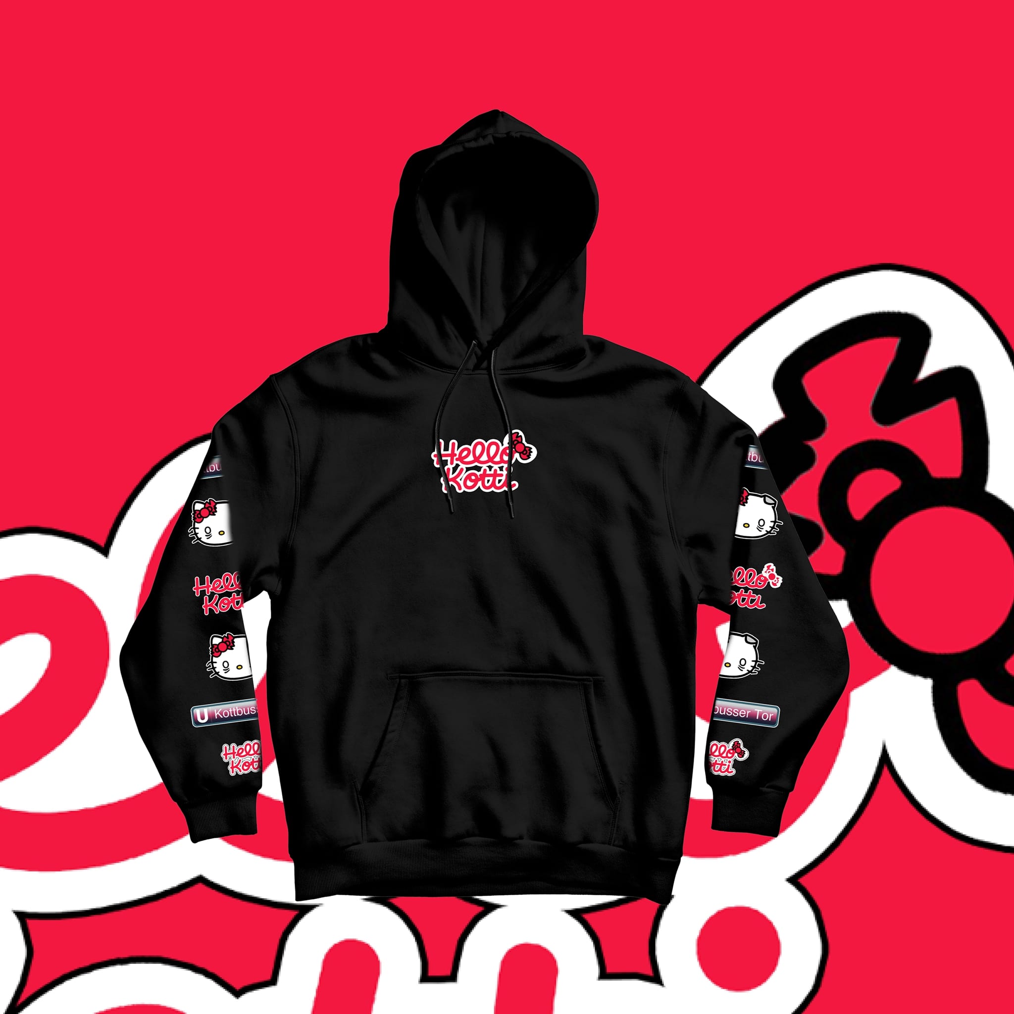 Bild von HELLO KOTTI - HOODY [schwarz]